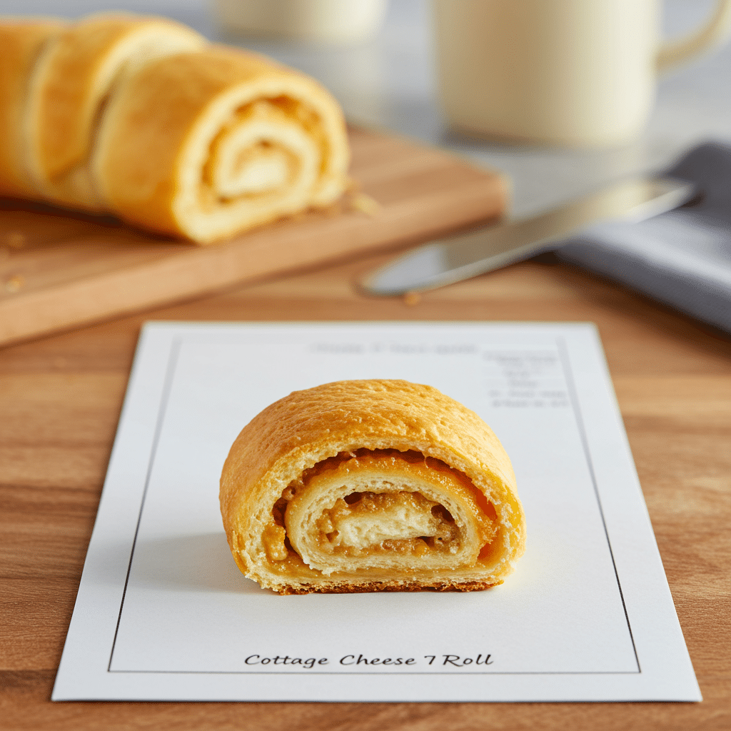 Cottage Cheese Crescent Rolls recipe card for easy saving.